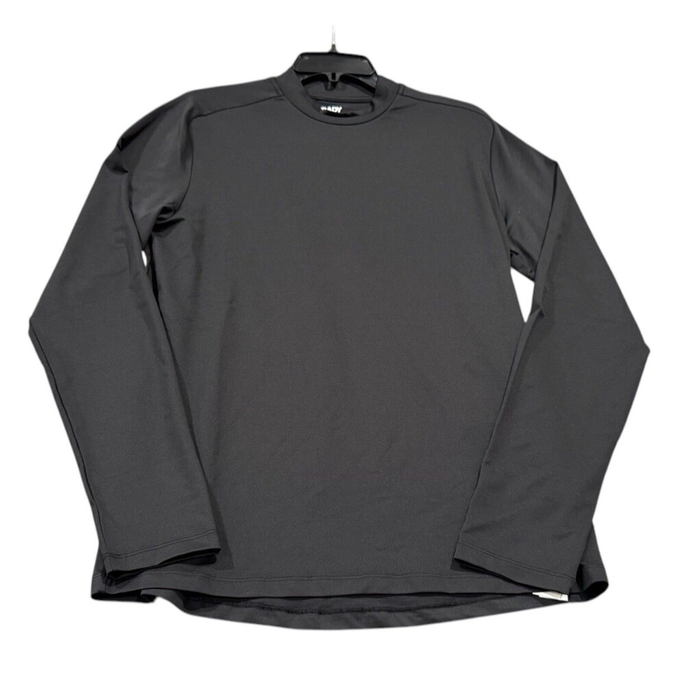 NEW Brady Brand Mens Long Sleeve Mock T-Shirt Black Size Small NWT